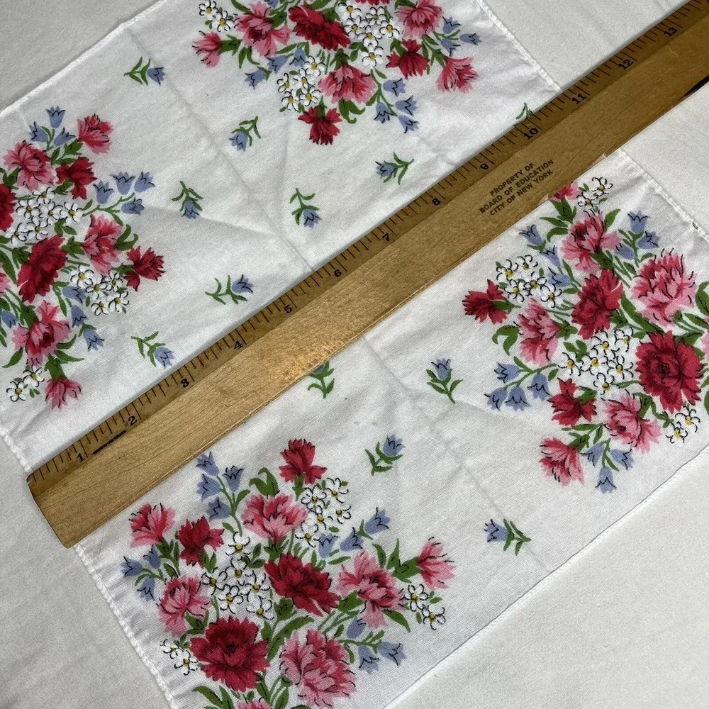 1 Vintage Cocktail Napkin Handkerchief Hankie Square‎ 11